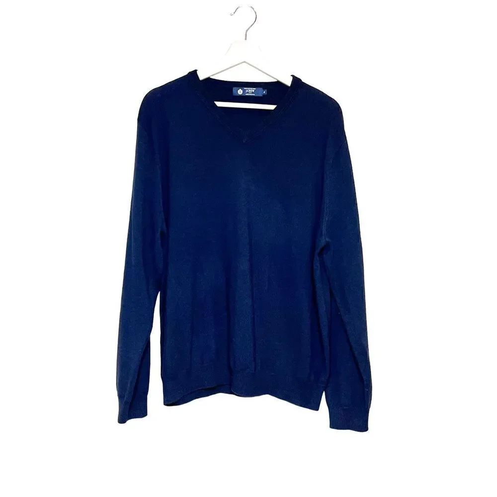 J. Crew Factory 100% merino wool V-neck sweater size XL